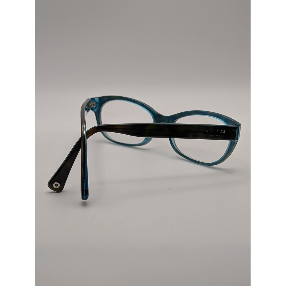 Coach HC6041 Kristin Eyeglass Frames Teal Blue Tortoise Cat Eye Glasses